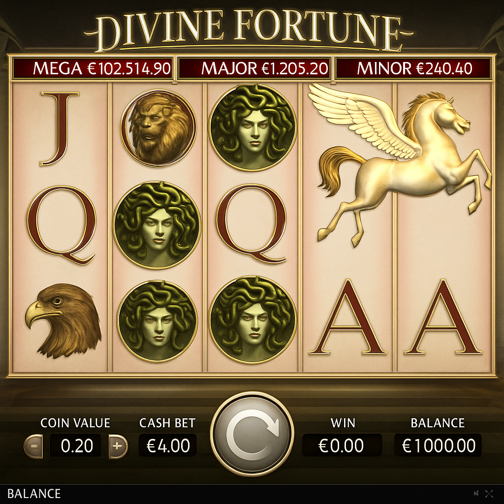 Casinia - Divine Fortune Slot Machine